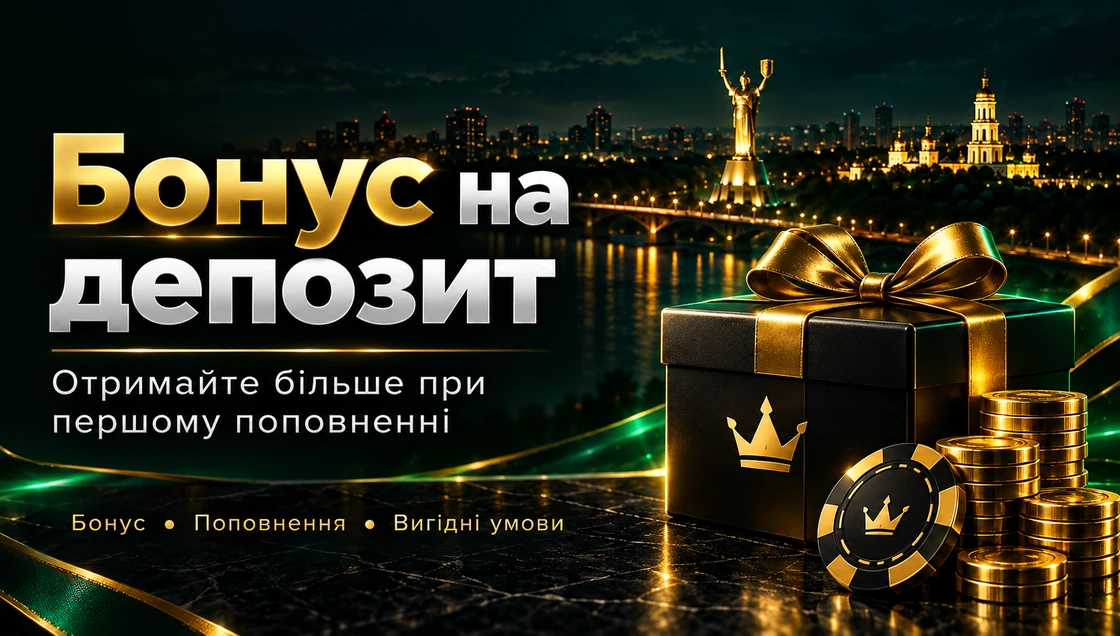 Бонус на депозит — отримайте більше при першому поповненні