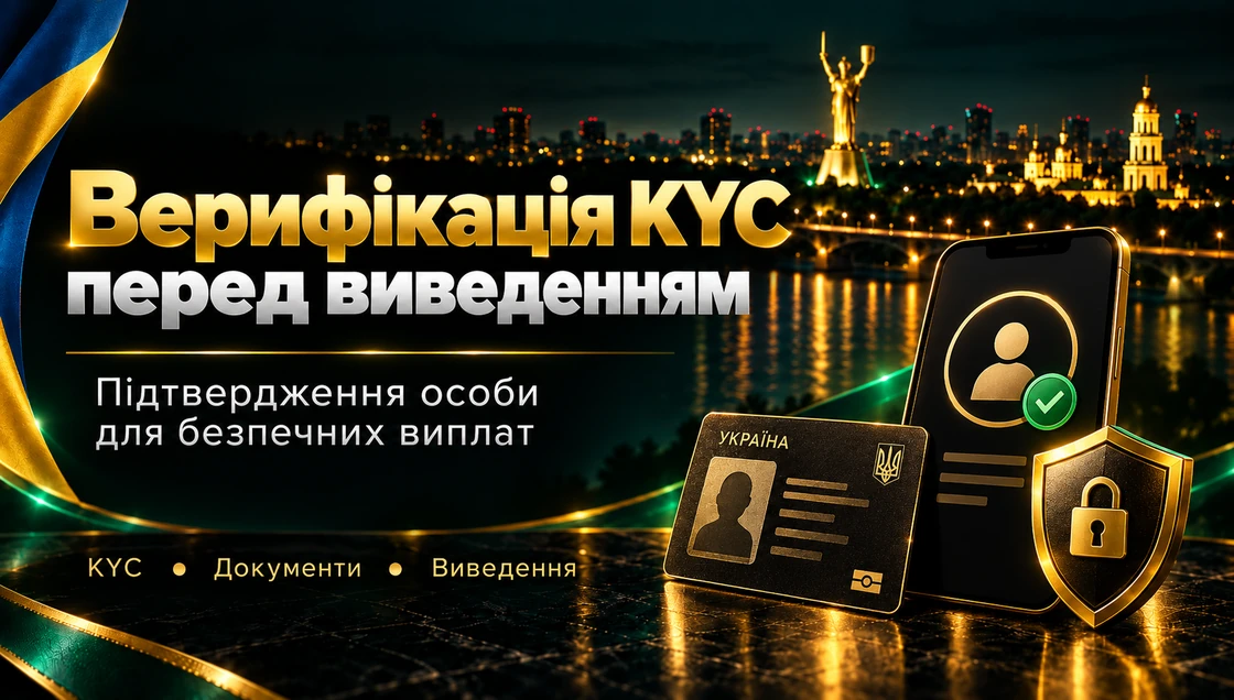 Верифікація KYC перед виведенням — підтвердження особи для безпечних виплат
