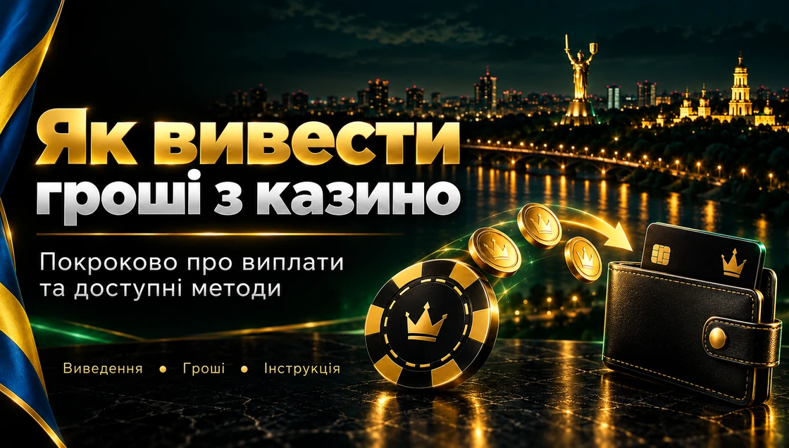 Як вивести гроші з казино — покроково про виплати та доступні методи